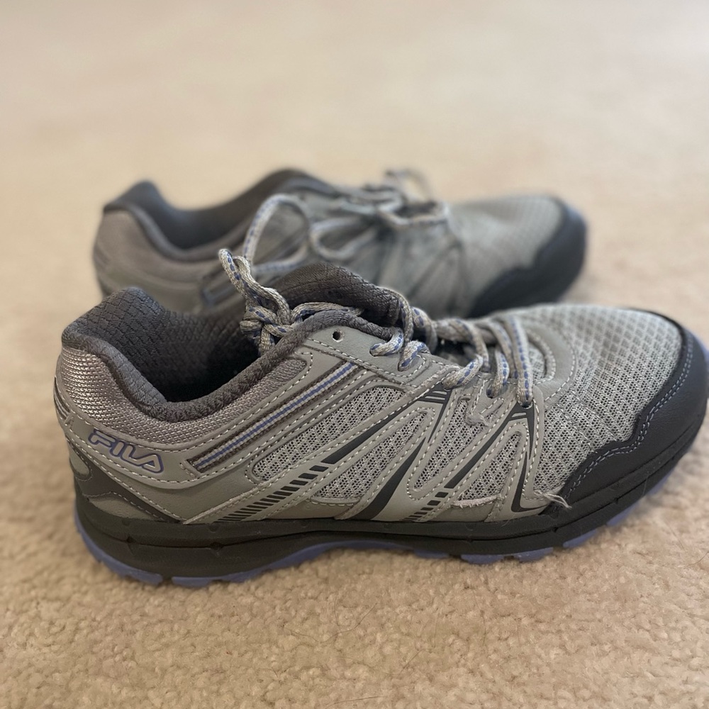 Gray Women’s Fila Tennis Shoes